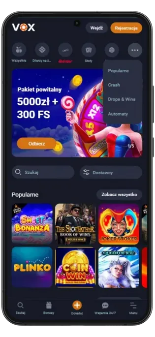 VOXCasino app download